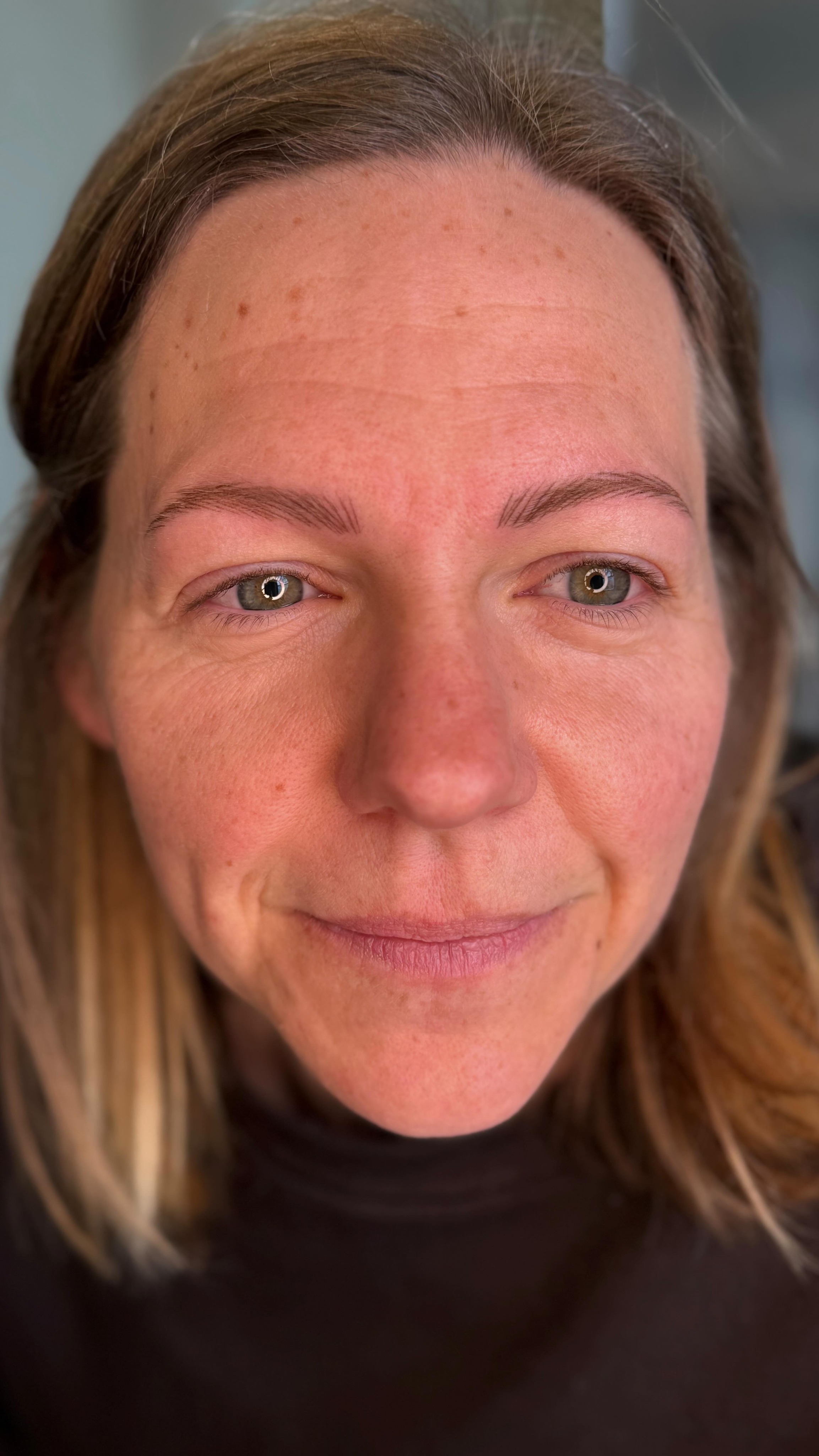 Subtle hyperrealism brows